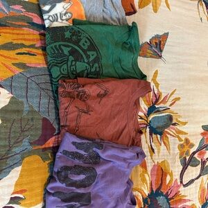 Halloween 🎃 Graphic T-Shirts Bundle in Green, Burnt Orange, Gray and Purple